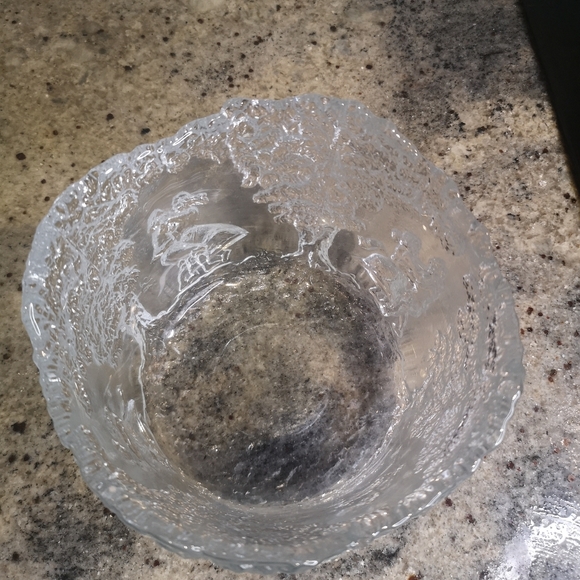 Sweden Kosta Boda Rhapsody  ''Dancing Couple'' Handmade Glass Bowl/Ice Bucket 5" - Picture 7 of 12